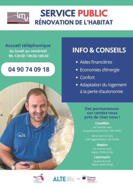 Espace conseil France Rénov’ sur le territoire LMV